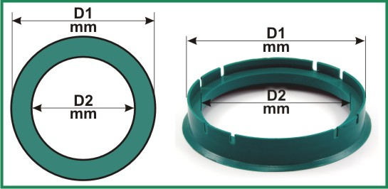 Centravimo Žiedas 73.1MM-60.1MM