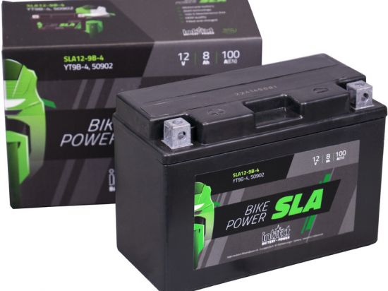 intact Battery-Power SLA, akumuliatorius motociklams (YT9B-4 ) 8AH (c20) 100A (EN)