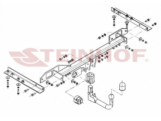 Vilkimo kablys OPEL INSIGNIA 09-/atsegamas/