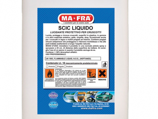 SCIC LIQUIDO INODORE L/5 L. MAFRA silikonas