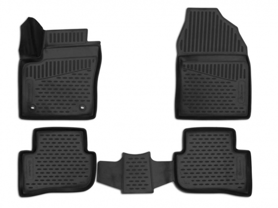 Ruber mats 3D TOYOTA C-HR 2016->, 4 pcs. black /L62097