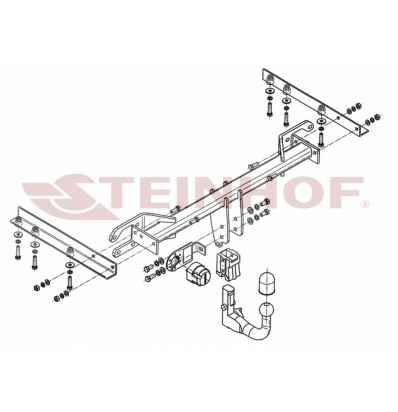 Vilkimo kablys SUBARU LEGACY OUTB 09-15/atsegamas