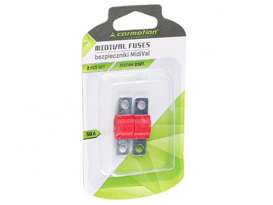 MIDIVAL fuses, 50A, 2 pcs