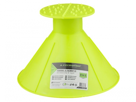 Conical scraper - plastic funnel, bowl 145 mm