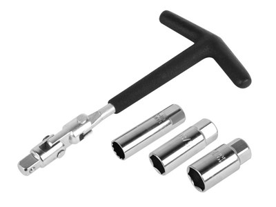Žvakių raktas kompl 14mm/16mm/21mm