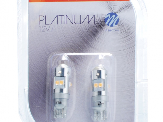 Lemputė LED W5W 10-30V Platinum C5W [Balta]