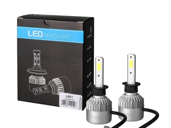 Lemputės LED H1 9-32V x2vnt. 6500K (80W set) P13W