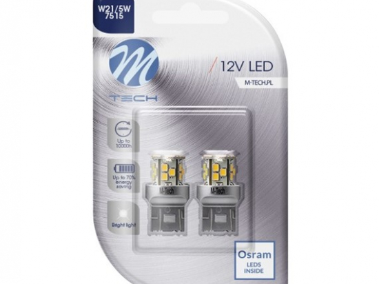 Lemputės LED T20 W21/5W [Balta] 21xSMD2835 Blister