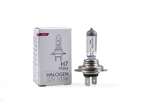 Lemputė H7 12V/100W PX26d M-TECH Halogen bulb