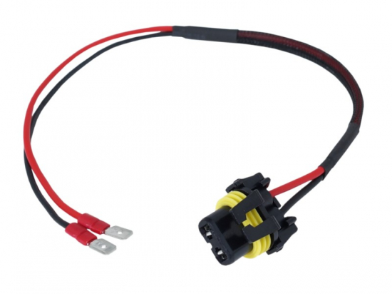 Power cable for light bulbs for H3 / H7 xenon bulbs