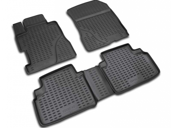 Ruber mats 3D HONDA Civic 4D 2006->, 4 pcs. /L28013