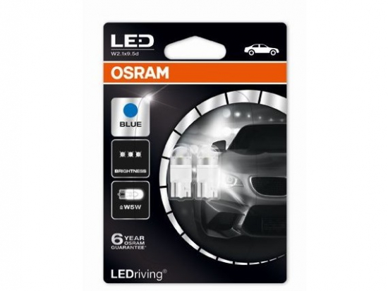 Lemputė LED T10 12V/1W OSRAM ledriving komplektas 2VNT [Melsva]