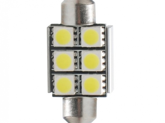 Lemputė LED C5W CANBUS 36mm [Balta]