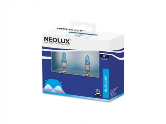 Lemputės H1 x2vnt. 55W 12V P14,5s NEOLUX blue light