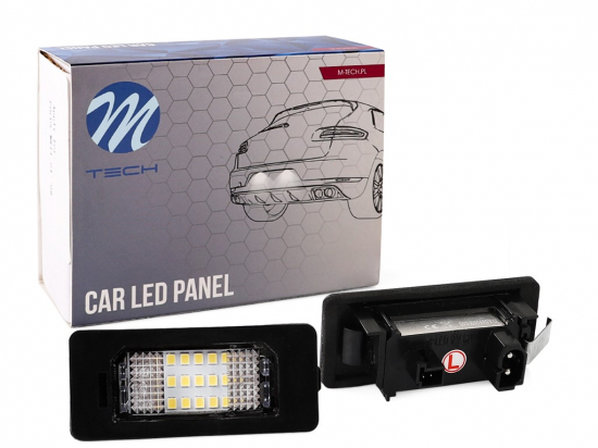 LED numerių apšvietimo kompl. BMW license plate light 5000K LD-135X 18xSMD2835 M-TECH