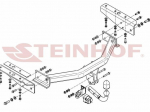 Vilkimo kablys JEEP CHEROKEE KK 08-13/prisukamasE