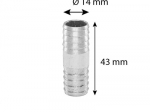 Hose connector diam. 14 mm