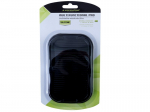 Anti-slip silicone mat with edges, black