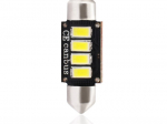 Lemputė (1) LED 12V C5W 36mm CANBUS [Balta] 4xSMD5730 M-TECH