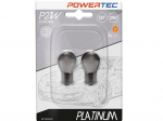 Lemputės P21W S25 21W 12V M-TECH Powertec Platinum BA15s CHROME Blister