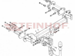 Vilkimo kablys BMW 3 4D E46 98-05/atsegamas