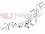 Vilkimo kablys KIA RIO 5D 11-/prisukamasA